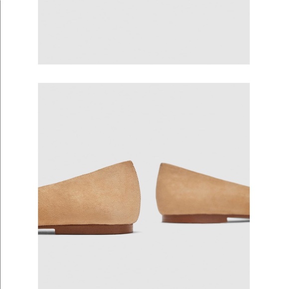 Zara Cap toe ballerinas sand and black - Picture 7 of 8